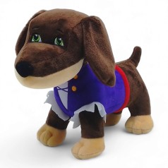 М'яка іграшка Собака Такса 28 см