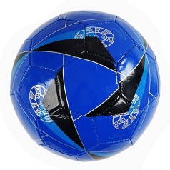 М'яч футбольний розмір 5, PVC, гумовий балон (синій)