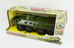 Модель танк PLAY SMART 9629A "Автопарк" инерция муз.свет коробка 28*12*11,5 ш.к.
