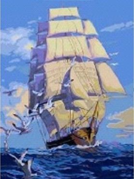 Алмазная мозаика по номерам 30*40 