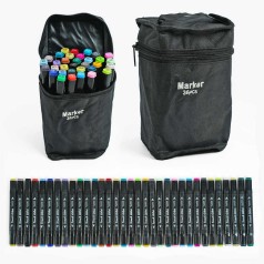 Набір маркерів 36 штук, у чохлі 