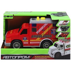 Машина АВТОПРОМ червона