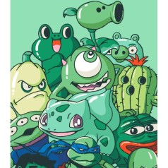 Картина за номерами "Super Green" 40х50 см