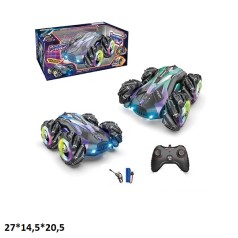 Машинка на радиоуправлении Трюкач PPC08A аккумулятор.USB.муз.свет.дым.дрифт.2кол.кор.27*14,5*20,5 /24/