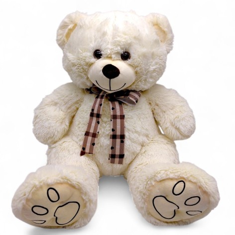 Мʼяка іграшка Ведмедик Макс 45 см. (БІЛИЙ)