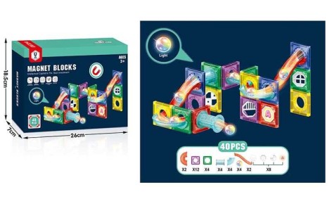 Конструктор магнитный в корр. 18*26*7 см 