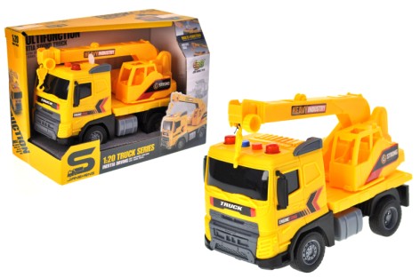 Кран грузовой инерционная, озвученный, со светом JS174