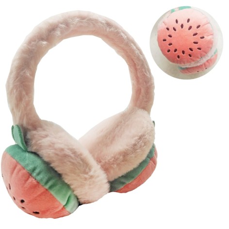 Хутряні навушники Фрукти кавун