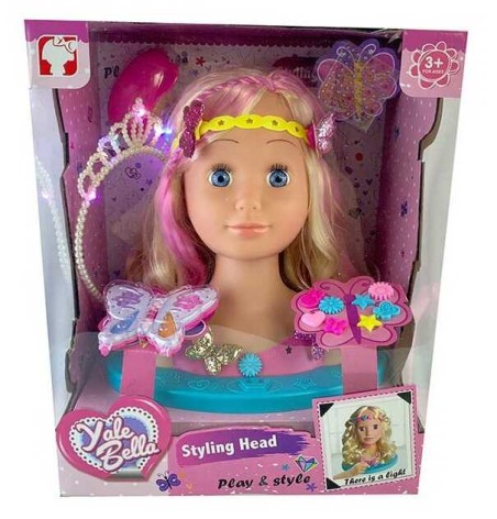 Лялька-голова для зачісок, в кор. 