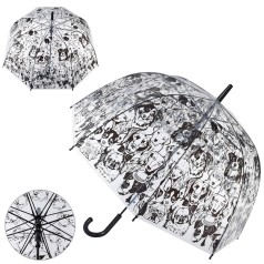 Зонтик дитячий трост73см,діам80см,спиця58см,довж81см,клейонка,кул 