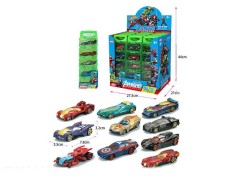 Машина металопластиковий корпус, по 5 машинок, бокси, в кор, /8/96/12шт в кор.