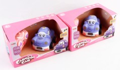 УЦЕНКА 30% Р.У машинка акумулятор 3.7 V, підсвічування фар, мелодія, гумовий корпус, що знімається, в кор. 