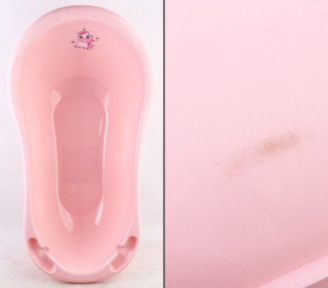 УЦЕНКА 30% Ванночка рожева, Технок 90*50*30см 