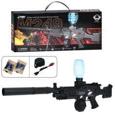 Автомат ігровий 62см на акумуляторі, стріляє водяними кулями, USB зарядне 029A