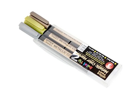 Набор маркеров металлик 3 шт.