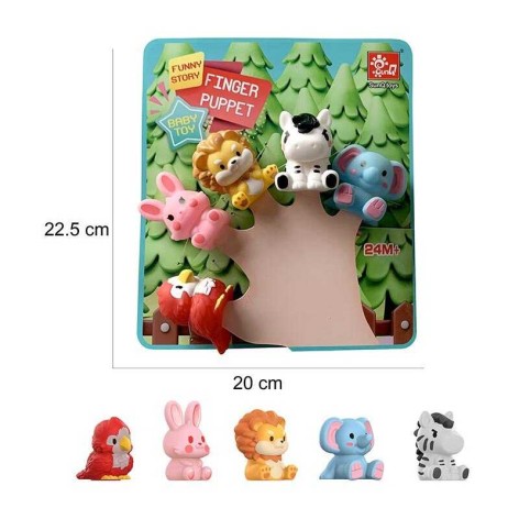 Пальчиковый театр на листе 