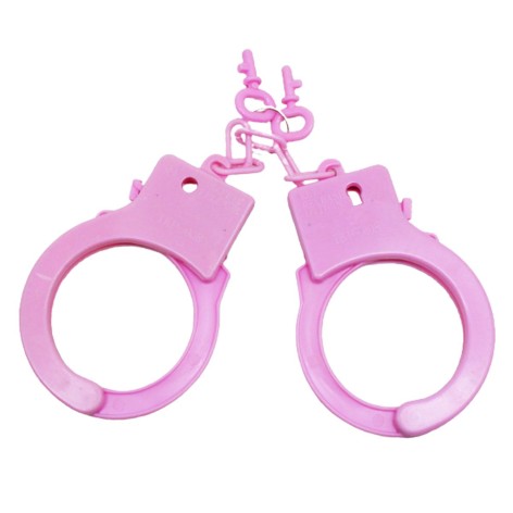 Наручники пластиковые розовые