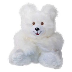 Мягкая игрушка Медведь Лакомка белый арт.ZL0891
