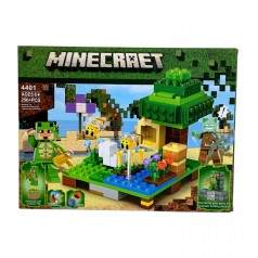 Конструктор 254+ элемента, 6 магнитных блоков, оружие, 2 фигурки героев с подвижными конечностями, 2 пары съемных магнитных ног, в коробке