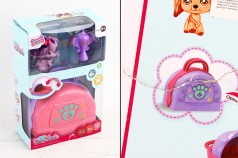 ЦЕНА 30% Герои 4 вида, фигурка тваринки, домик, аксессуары, в кор, МИКС 