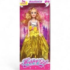 Кукла (жовта паєтка плаття)