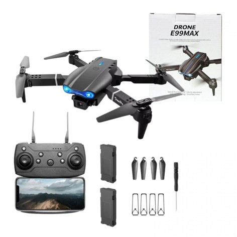 Квадрокоптер на радіокеруванні акумулятор, USB-кабель, викрутка, пульт, підсвічування, HD камера, сумка для зберігання, додаток, в коробці