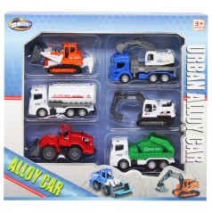 Набір металевих машинок 