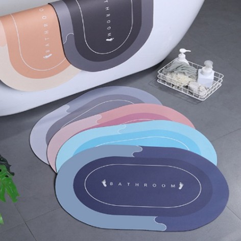 Коврик суперпоглощающий в ванночку 50*80см овал. R30940 