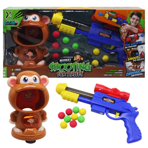 Автомат с музыкальной мишенью "Обезьянка"