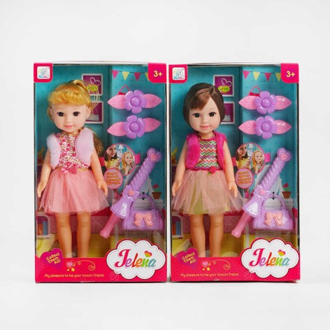 Лялька 2 види, з аксесуарами для волосся