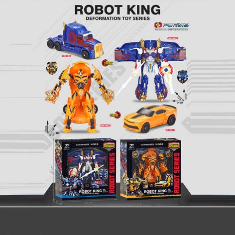 Трансформер 2 вида, конечности вращаются, оружие, пластиковые колеса, в кор. /72/