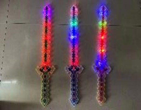 Игрушка со светом меч 62см 3 микс /144-2/