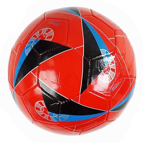 М'яч футбольний розмір 5, PVC, гумовий балон (червоний)