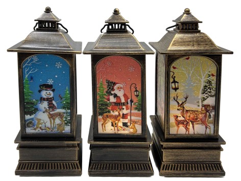 Фонарь декор.новогодний светящ.LED 