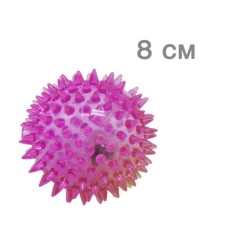 Мячик с шипами, фиолетовый, 8 см