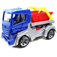 Машинка большая игрушечная Коммунальный автомобиль, синий