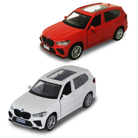 Модель автомобиля – BMW X5 M (белый, красный)