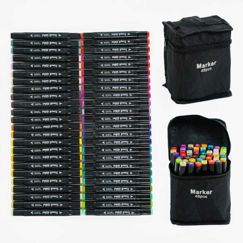 Набор маркеров 48 штук, в чехле 