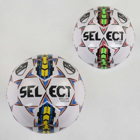 Футбольный мяч 2 вида, 260-280 грамм, материал PVC