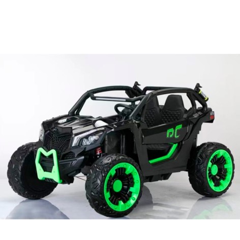 Джип M 6124EBLR-2(24V) (1шт) 2,4G р/к, 1*24V8AH, 4*45W, MP3, USB, EVA, BLUETOOTH, TF, музика, світло, шкіра, чорний