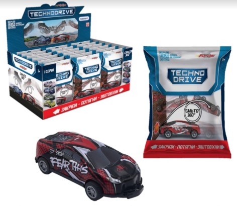 Ігрова машинка-сюрприз Flip'ems - КРУТИЙ ПЕРЕВОРОТ (у диспл., асорті)