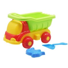 Машинка вантажівка (з лопаткою та пасочкою) салатова
