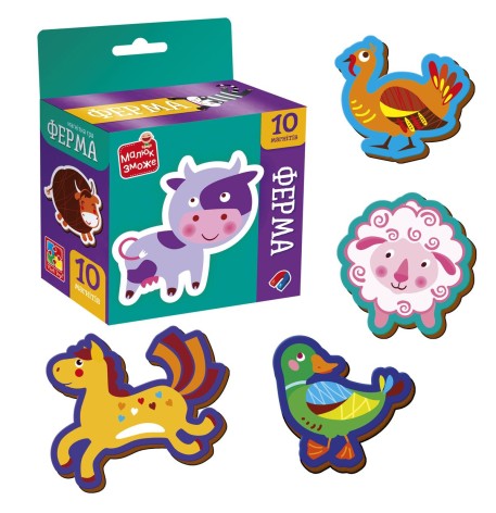 Игра развивающая, набор магнитов.