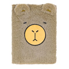 Блокнот плюшевий CAPYBARA 20, А5, 80 арк., клітинка, асорті, KIDS Line