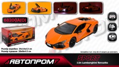 Іграшка машина мет. АВТОПРОМ 1:24 Lamborghini Revuelto, батар,світло,звук,відкр.двері,кор. 24,5*12см 