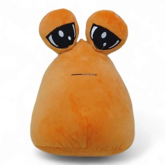 Мягкая игрушка "Инопланетянин Pou (Поу)", 30 см (рудий)