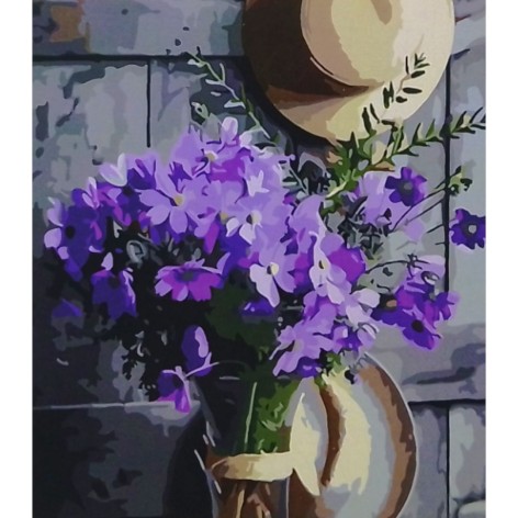 Картина по номерам 0442 ОРТ Цветы для нее 40*50