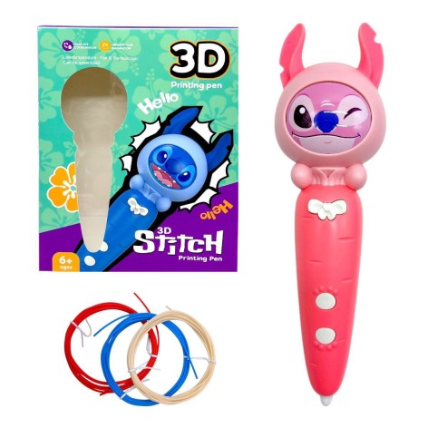 3D ручка Стич (РОЗОВЫЙ)
