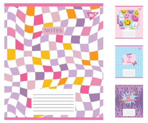 А5/12 лін. YES Smile, тетрадь учнів. 25 шт в уп. //