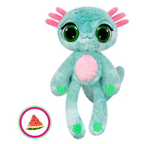М'яка іграшка з ароматом "Кавуневий аксолотль" (34 см) Bubble Pops